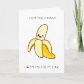 Funny Banana Muttertagskarte Karte (Vorderseite)