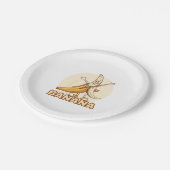 Funny Banana Pappteller (Schrägansicht)