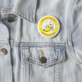 Funny Banana Personalisiert Button (Beispiel)