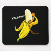 Funny Banana Phone - Yellow_ Hello_ Mousepad (Vorne)