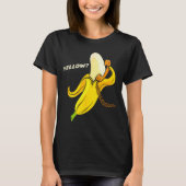 Funny Banana Phone - Yellow_ Hello_ T-Shirt (Vorderseite)