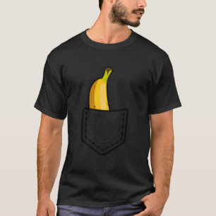 Funny Banana Pocket Cool Sommer Grosses Veganes Ge T-Shirt