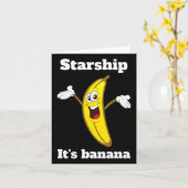 Funny Banana Quote2 Karte (Gelbe Blume)