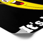 Funny Banana Quote2 Poster (Ecke)