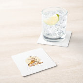 Funny Banana Rechteckiger Pappuntersetzer (Vor Ort)