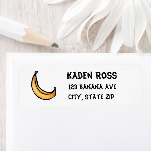 Funny Banana Rücksendeadresse (Insitu)