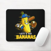 Funny Banana Shirts Gift Fruit Lovers Boys Lets Go Mousepad (Mit Mouse)