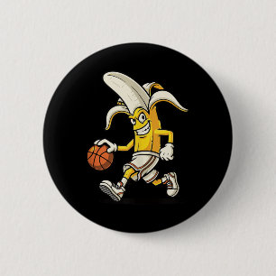 Funny Banana Spielen Basketball Tank Top Button