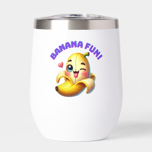 Funny Banana Winking Design for Fun and Playful Gi (Vorderseite)