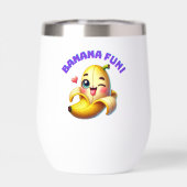 Funny Banana Winking Design for Fun and Playful Gi (Rückseite)