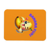 Funny Banana Winking Design for Fun and Playful Gi Magnet (Horizontal)