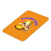 Funny Banana Winking Design for Fun and Playful Gi Magnet (Linke Seite)