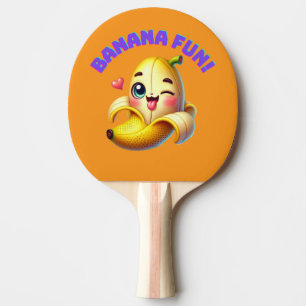 Funny Banana Winking Design for Fun and Playful Gi Tischtennis Schläger