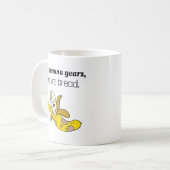 Funny Banana Years Birthday Coffee Tasse (Vorderseite Links)