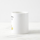 Funny Banana Years Birthday Coffee Tasse (Mittel)