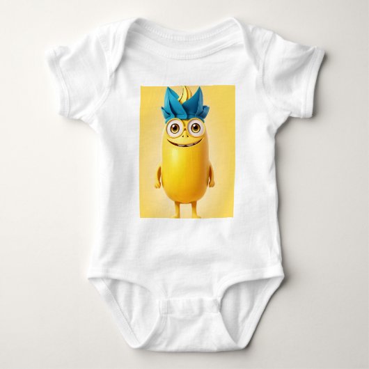 Funny Banane Baby Strampler (Vorderseite)