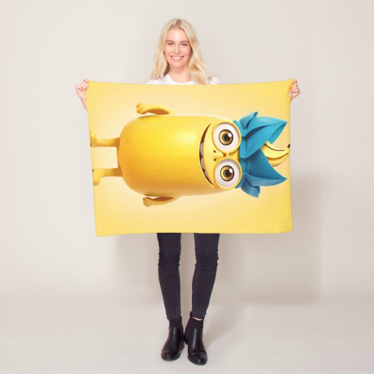 Funny Banane Fleecedecke (Beispiel)