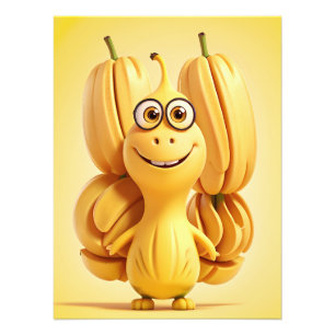 Funny Banane Fotodruck