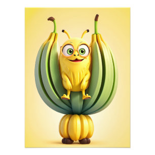 Funny Banane Fotodruck