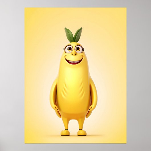 Funny Banane Poster (Vorne)
