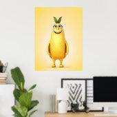 Funny Banane Poster (Heimbüro)
