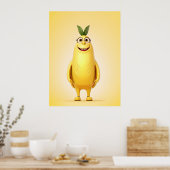 Funny Banane Poster (Küche)