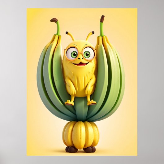 Funny Banane Poster (Vorne)
