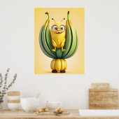 Funny Banane Poster (Küche)