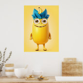 Funny Banane Poster (Küche)