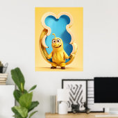 Funny Banane Poster (Heimbüro)