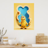 Funny Banane Poster (Küche)