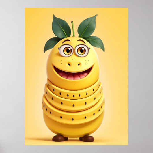 Funny Banane Poster (Vorne)
