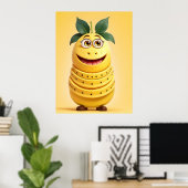 Funny Banane Poster (Heimbüro)