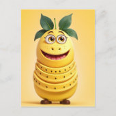 Funny Banane Postkarte (Vorderseite)
