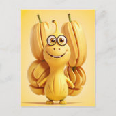 Funny Banane Postkarte (Vorderseite)