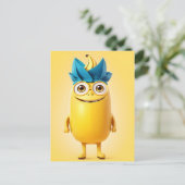 Funny Banane Postkarte (Stehend Vorderseite)