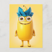 Funny Banane Postkarte (Vorderseite)
