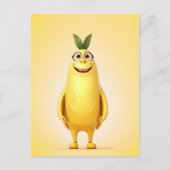 Funny Banane Postkarte (Vorderseite)