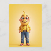 Funny Banane Postkarte (Vorderseite)