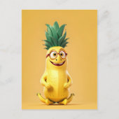 Funny Banane Postkarte (Vorderseite)