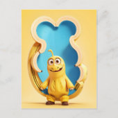 Funny Banane Postkarte (Vorderseite)