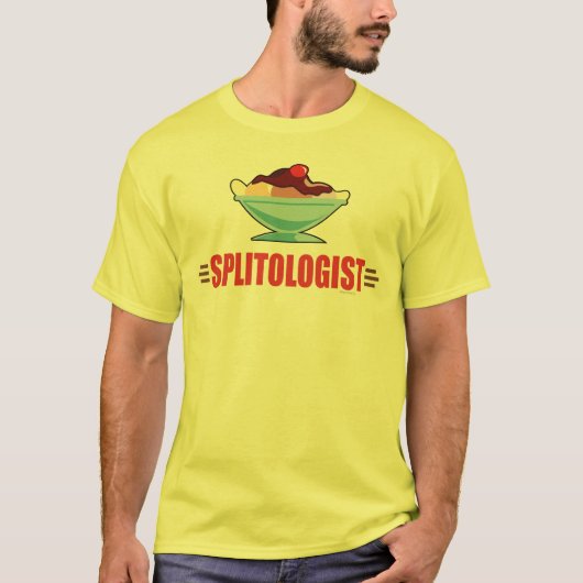 Funny Banane Split T-Shirt (Vorderseite)