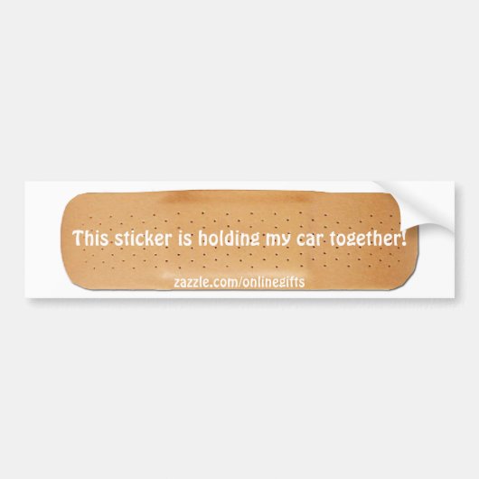 Funny Bandaid Car Sticker Autoaufkleber (Vorne)