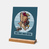 Funny Bandicoot Alles ist unter Kontrolle Cartoon Acrylschild (Winkel)