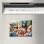 Funny Banff National Park Canada Black Bear Magnet (In Situ (Geschirrspüler))