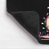 Funny Banjo Christmas Graphics Lights Lover Player Mousepad (Ecke)