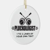 Funny Banjo Keramik Ornament (Rechts)