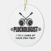 Funny Banjo Keramik Ornament (Links)