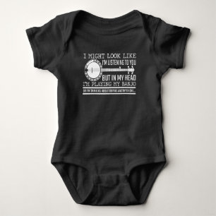 Funny Banjo Player Geschenk für Country Music Lov Baby Strampler