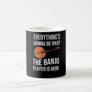 Funny Banjo Player Geschenke  Bluegras Kaffeetasse